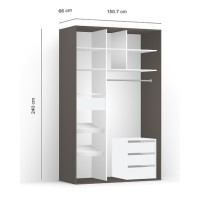 DRESSING LEX 151-240-66 D GRI/JSZ/DWO M