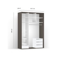 DRESSING LEX 171-240-66 D GRI/DAMO/CZP L