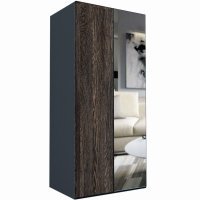 DULAP LEX 100-218-66 B GRI/DECOR 7648/OGLINDA