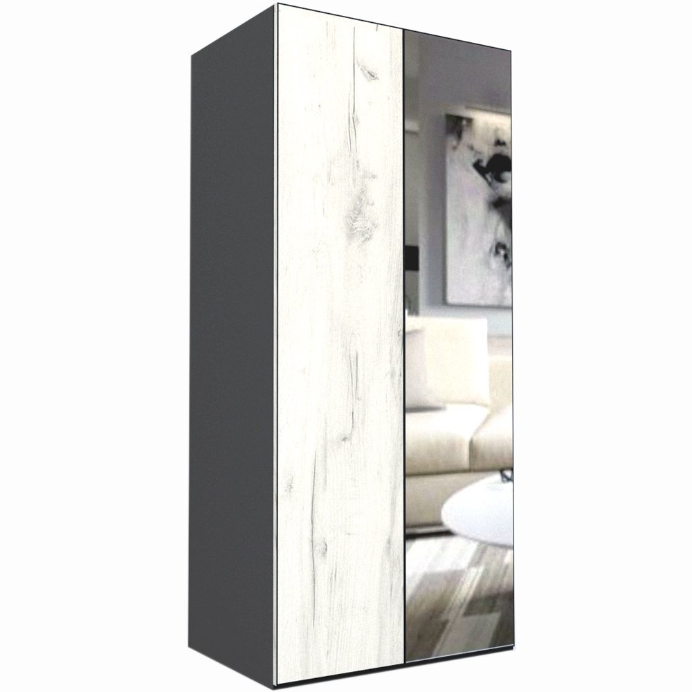 DULAP LEX 100-218-66 C GRI/DECOR K001/OGLINDA