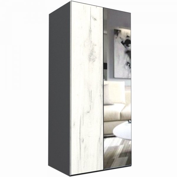 DULAP LEX 100-218-66 C GRI/DECOR K001/OGLINDA