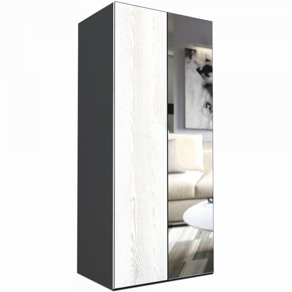 DULAP LEX 100-218-66 C GRI/DECOR K010/OGLINDA