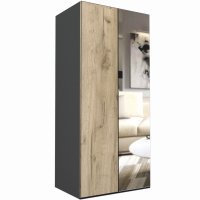 DULAP LEX 100-218-66 D GRI/DECOR K002/OGLINDA