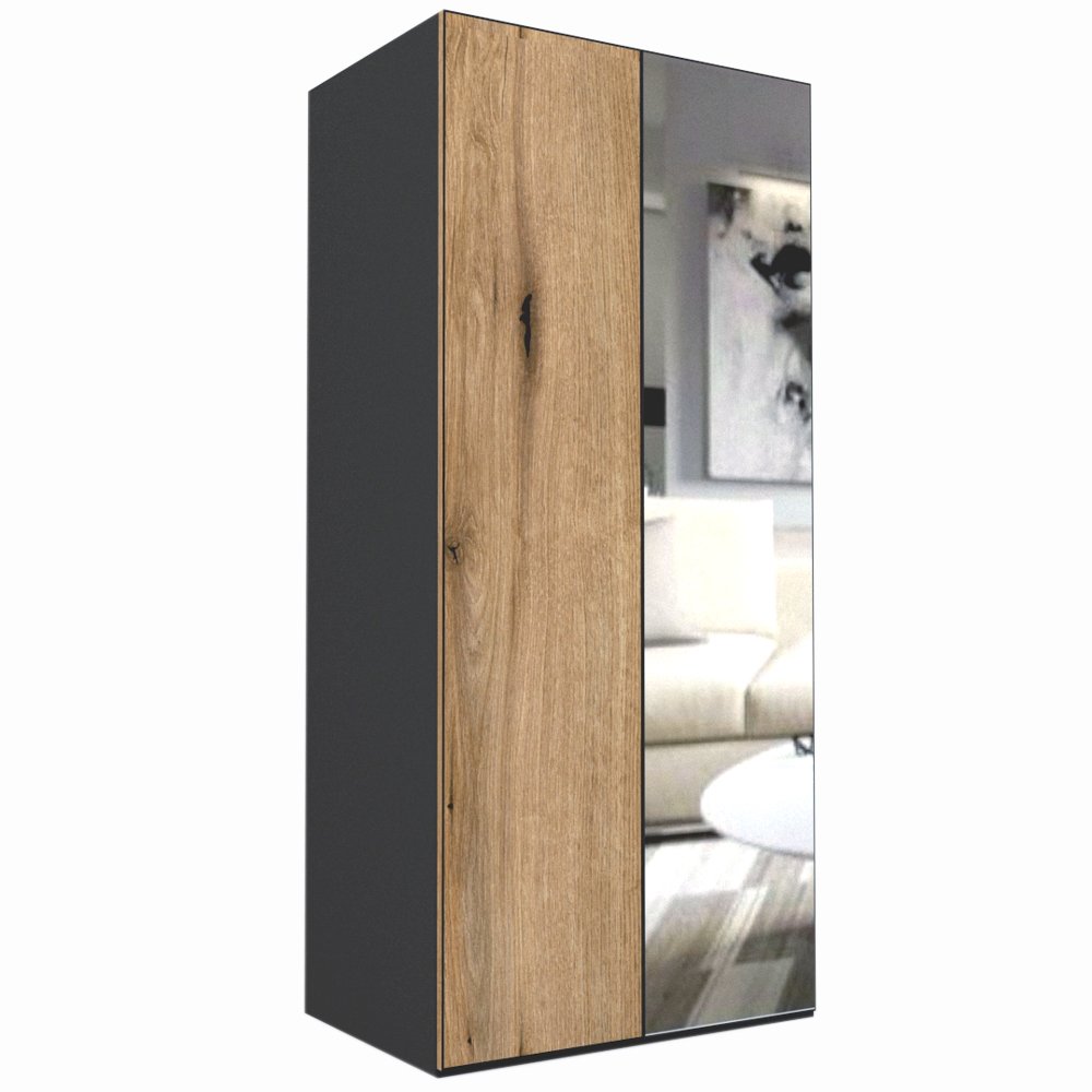 DULAP LEX 100-218-66 D GRI/DECOR K365/OGLINDA