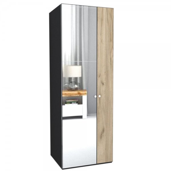 DULAP LEX 75-218-66 B GRI/DECOR K002/OGLINDA