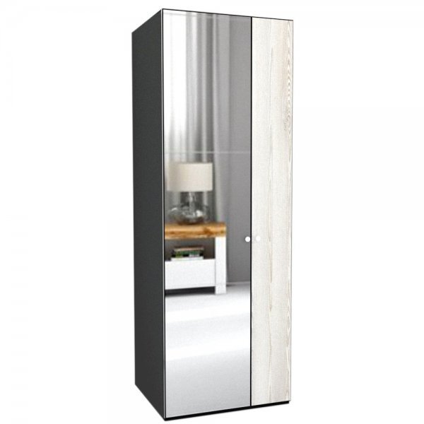 DULAP LEX 75-218-66 B GRI/DECOR K010/OGLINDA