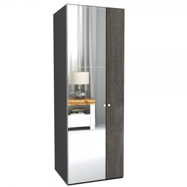 DULAP LEX 75-218-66 B GRI/DECOR K352/OGLINDA