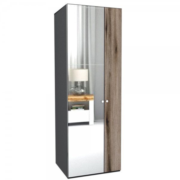 DULAP LEX 75-218-66 B GRI/DECOR K366/OGLINDA