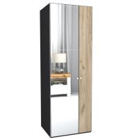 DULAP LEX 75-218-66 D GRI/DECOR K002/OGLINDA
