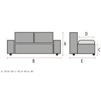 Fotoliu CASTELLO 1 VELVET Genarom SN Bluvel 28 / Beige