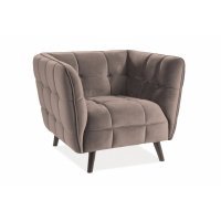 Fotoliu CASTELLO 1 VELVET Genarom SN Bluvel 28 / Beige