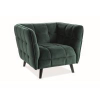 Fotoliu CASTELLO 1 VELVET Genarom SN Bluvel 78 / Verde