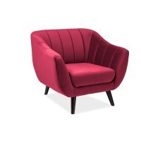 Fotoliu ELITE VELVET 1 Bluvel 59 / Roz inchis