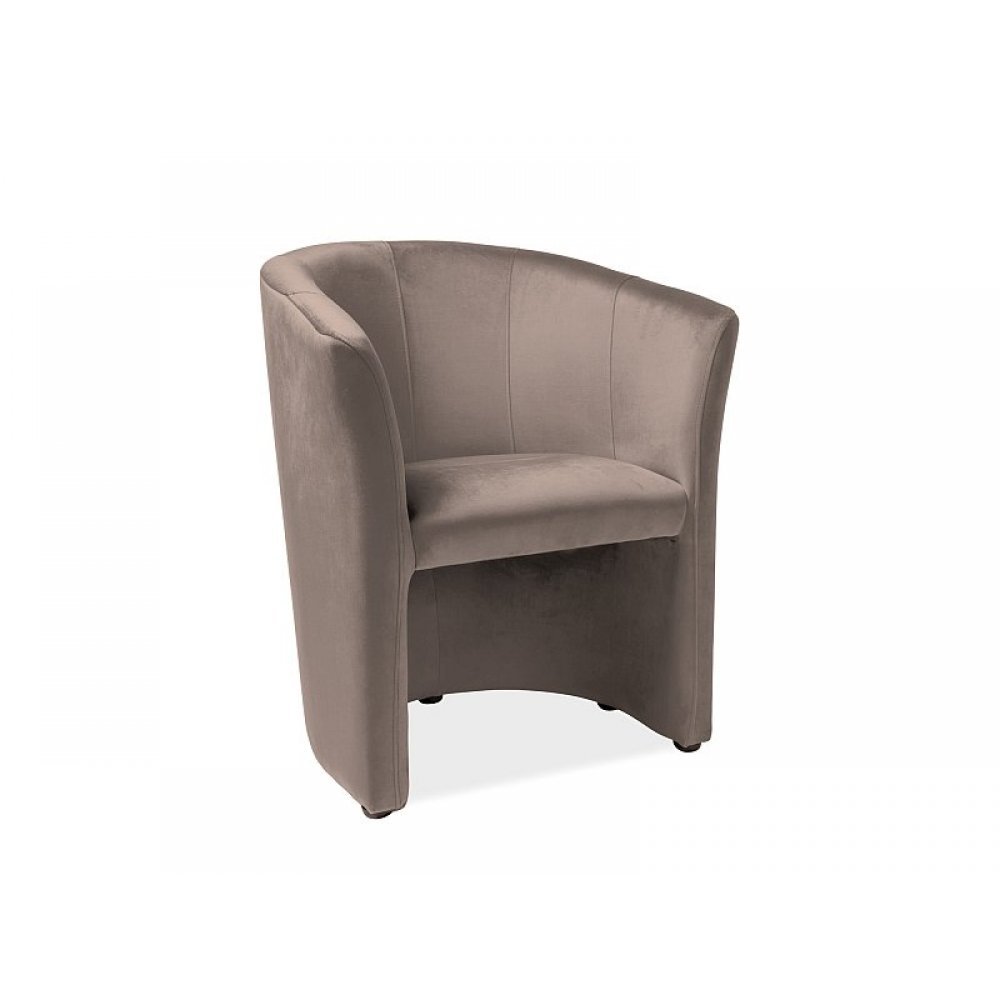 Fotoliu TM 1 VELVET Genarom SN Bluvel 28 / Crem