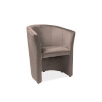 Fotoliu TM 1 VELVET Genarom SN Bluvel 28 / Crem