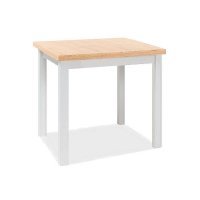Masa ADAM 90 Genarom SN Stejar Artisan / Alb
