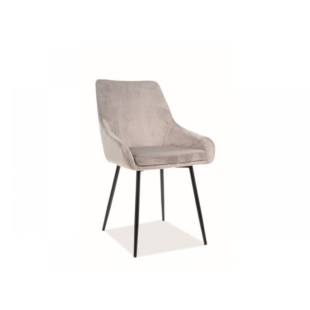 Scaun Tapitat ALBI VELVET Genarom SN Crem / Tap. 148