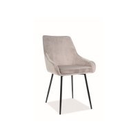 Scaun Tapitat ALBI VELVET Genarom SN Crem / Tap. 148