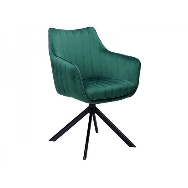 Scaun Tapitat AZALIA VELVET Genarom SN Verde / Bluvel 78