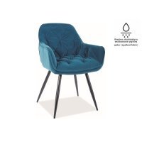 Scaun Tapitat CHERRY MATT VELVET 77 Genarom SN Albastru