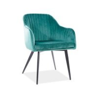 Scaun Tapitat ELINA VELVET Genarom SN Turquoise / Tap 119