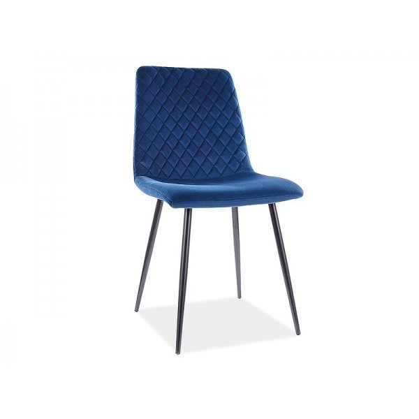 Scaun Tapitat IRYS VELVET Genarom SN Albastru / Bluvel 86