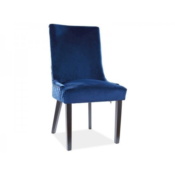 Scaun Tapitat LEON VELVET Genarom SN Albastru / Bluvel 86