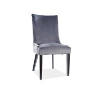 Scaun Tapitat LEON VELVET Genarom SN Gri / Bluvel 14