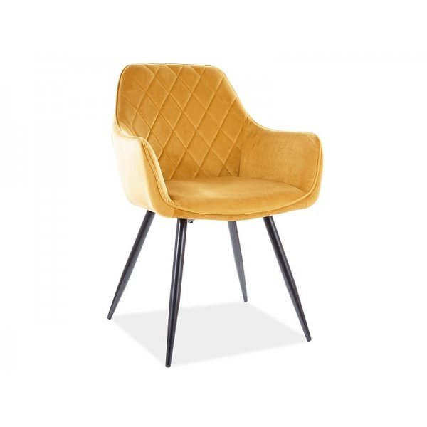 Scaun Tapitat LINEA VELVET Genarom SN Galebn / Bluvel 68