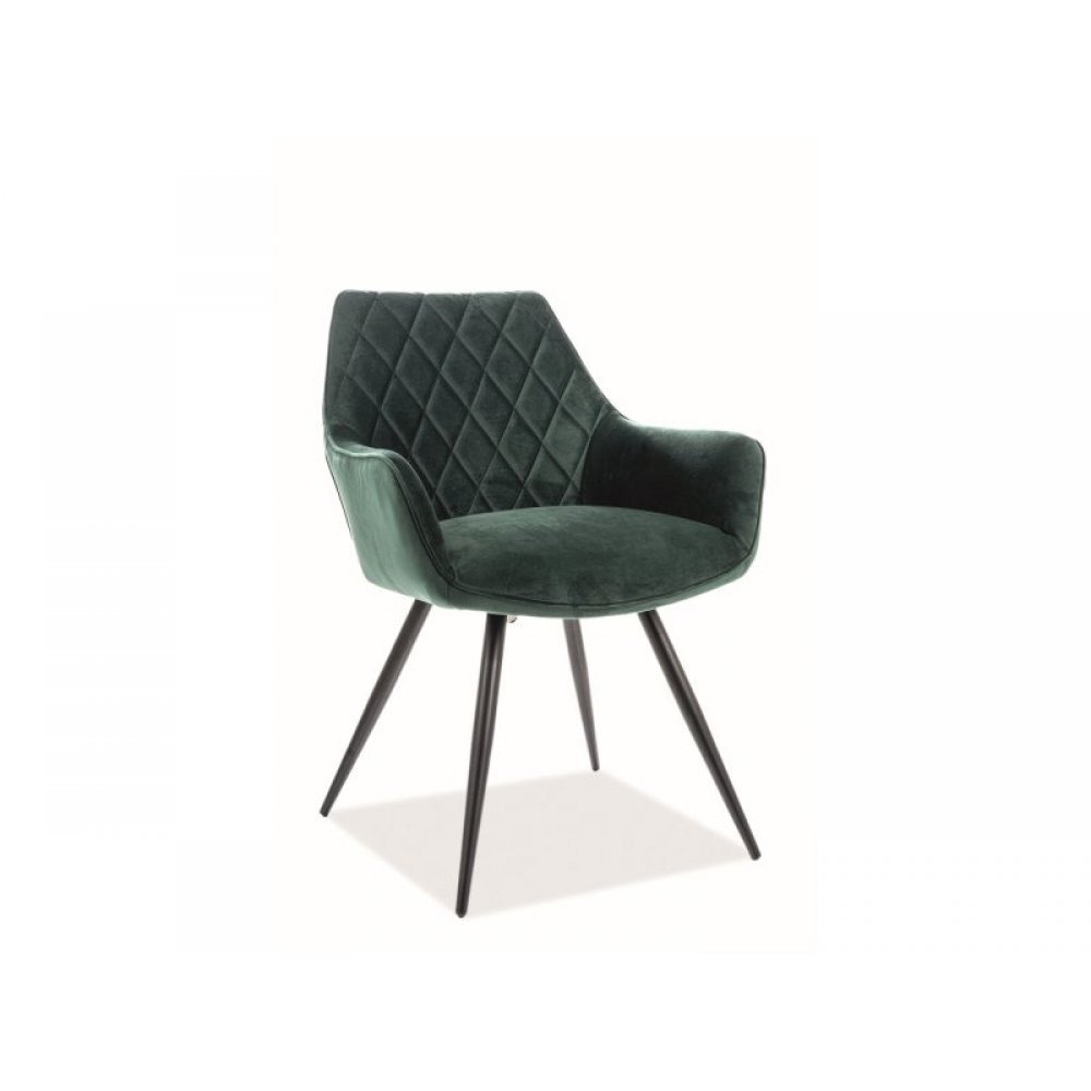 Scaun Tapitat LINEA VELVET Genarom SN Verde / Bluvel 78