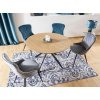 Scaun Tapitat LOTUS VELVET Genarom SN Verde / Bluvel 78
