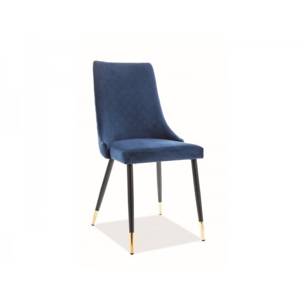 Scaun Tapitat PIANO VELVET Genarom SN Albastru / Bluvel 86