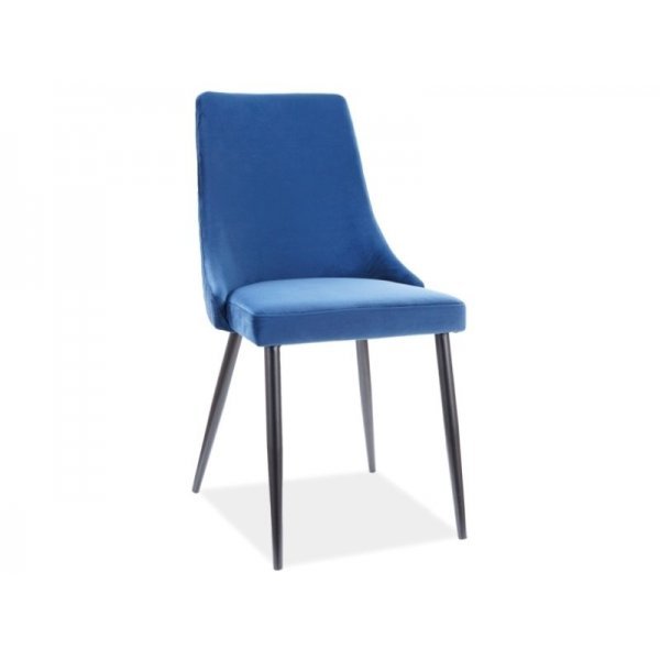 Scaun Tapitat PIANO B VELVET Genarom SN Albastru / Bluvel 86