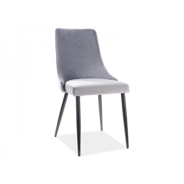 Scaun Tapitat PIANO B VELVET Genarom SN Gri / Bluvel 14