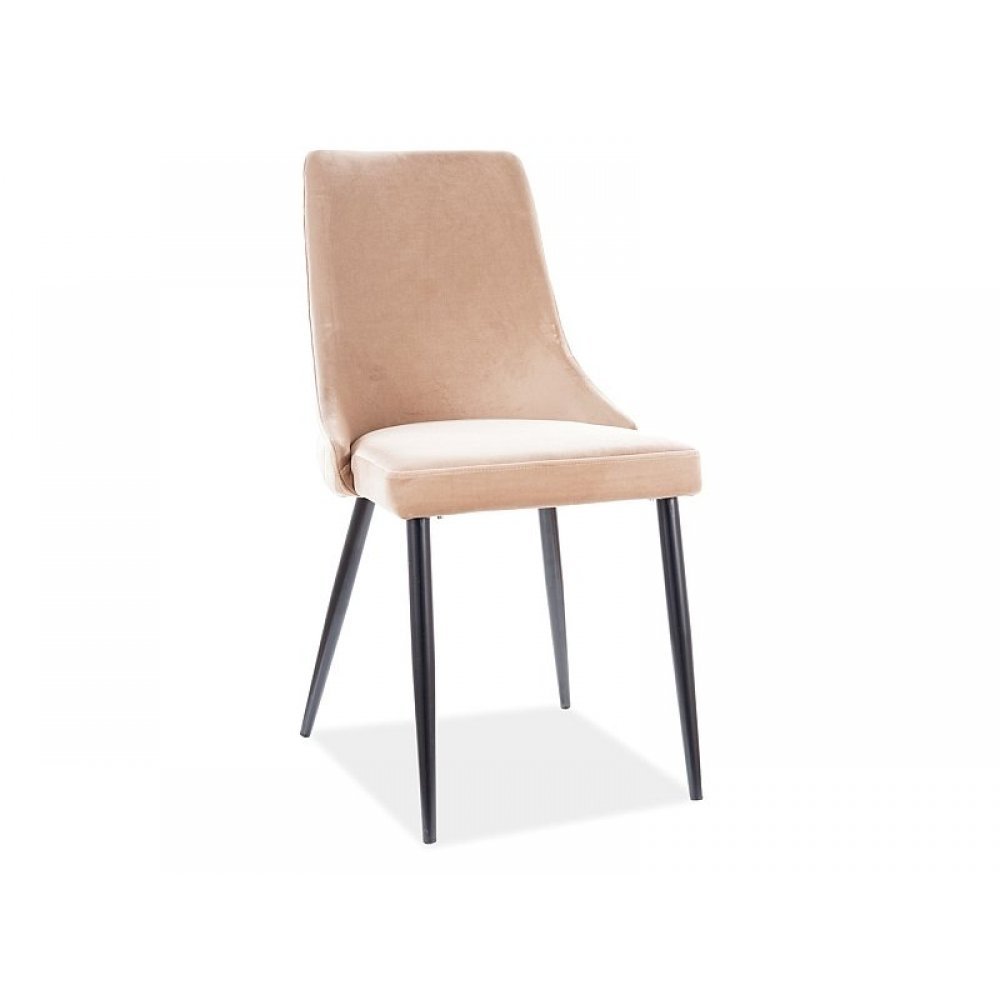 Scaun Tapitat PIANO B VELVET Genarom SN Crem / Bluvel 28