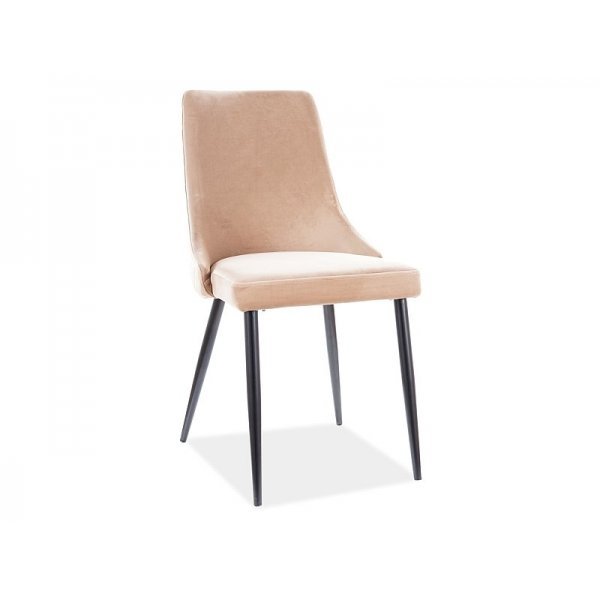 Scaun Tapitat PIANO B VELVET Genarom SN Crem / Bluvel 28