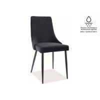 Scaun Tapitat PIANO B MATT VELVET Genarom SN Negru