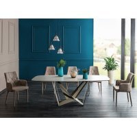 Scaun Tapitat RICARDO B VELVET Genarom SN Negru / Bluvel 19