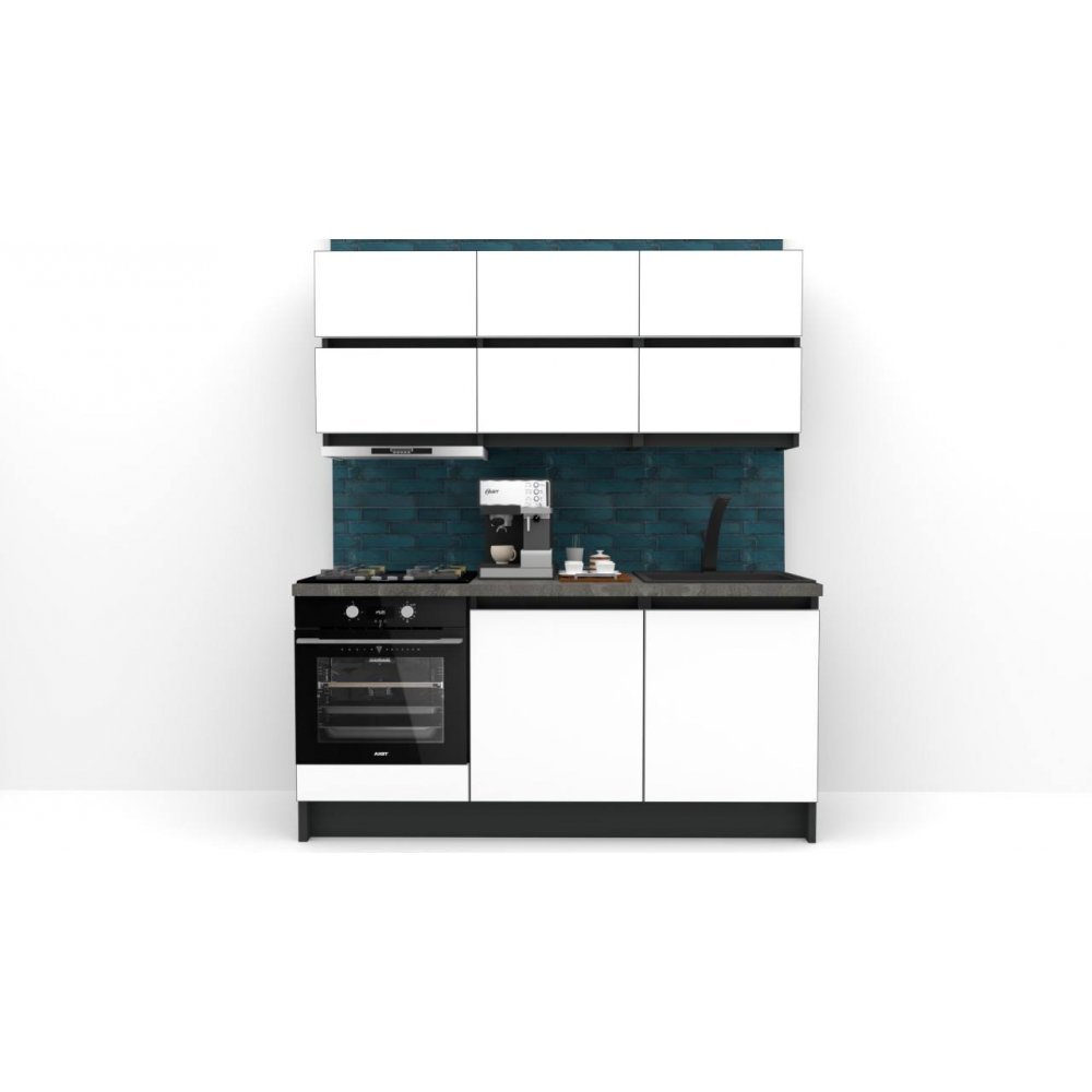 Bucatarie FOLLOW 180 FRONT PAL  0164 / decor Alb