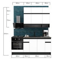 Bucatarie FOLLOW 200 FRONT PAL  0164 / decor 3025