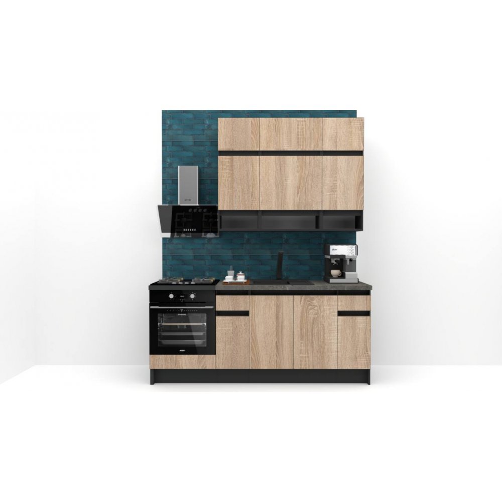 Bucatarie FOLLOW 200 FRONT PAL  0164 / decor 3025