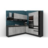 Bucatarie de colt FOLLOW 240-225 207 FRONT PAL  0164 / decor 4298