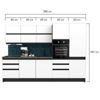 Bucatarie FOLLOW 300 FRONT PAL  0164 / decor 4299