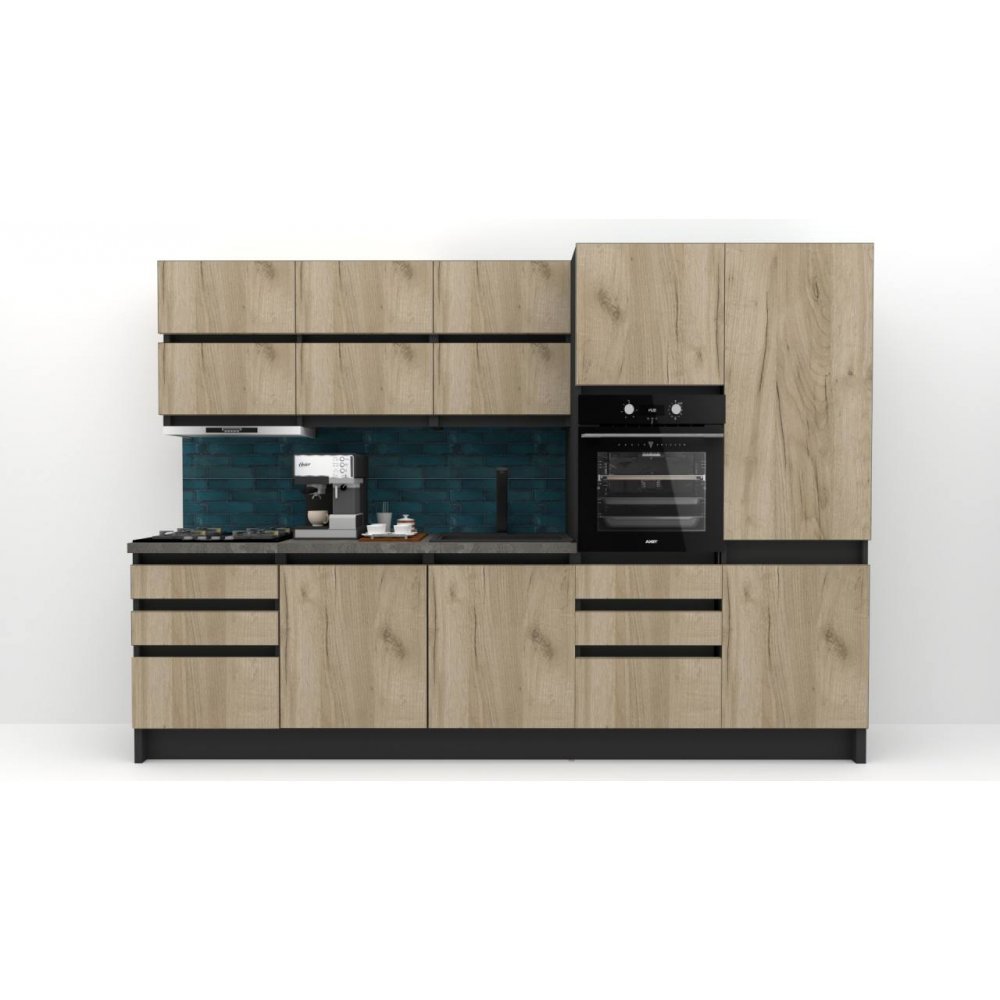 Bucatarie FOLLOW 300 FRONT PAL  0164 / decor K002