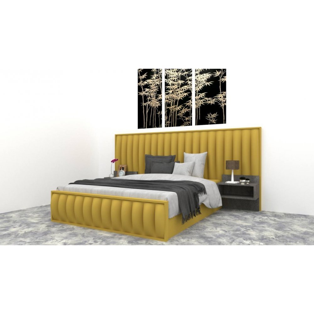 Pat Tapitat DIVINO 180 fara noptiere, Rico 10 Pat Tapitat DIVINO 180 fara noptiere, Rico 10