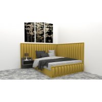 Pat Tapitat de Colt DIVINO 160 DR fara noptiere, Rico 10