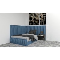 Pat Tapitat de Colt DIVINO 140 ST fara noptiere, Aura 12