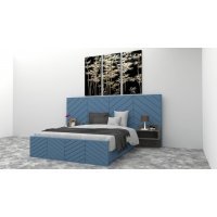 Pat Tapitat LUXURY 140 fara noptiere, Aura 12