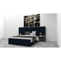 Pat Tapitat LUXURY 180 fara noptiere, Kronos 09 Pat Tapitat LUXURY 180 fara noptiere, Kronos 09