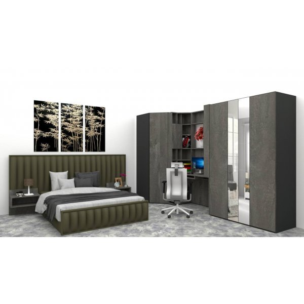 A Dormitor DIVINO 160 x 200 x 240 cm  DR Kronos 46 / K352